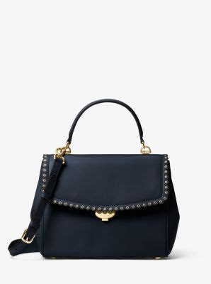 michael kors henkeltasche ava medium aus leder|Ava Medium Scalloped Leather Satchel .